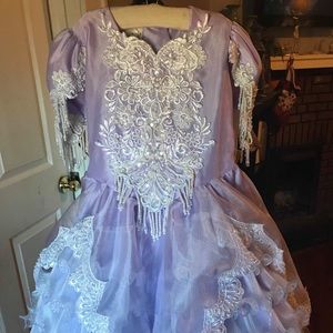 Girls pageant dress